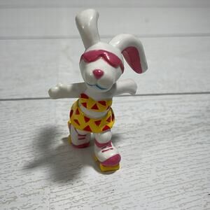 Vintage 1980s Applause Beach Bunnies Skater Figurine